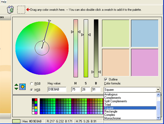 colour choice